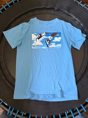 Nike Jordan Light Blue Tee, youth large